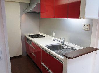 Kitchen. The kitchen is equipped with a disposer grinding the garbage smell is also not worried because