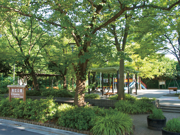 Surrounding environment. Matsue park (about 160m ・ A 2-minute walk)