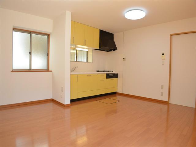 Living. Kitchen with under-floor storage