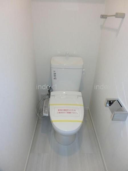 Toilet. It is comfortable with Washlet