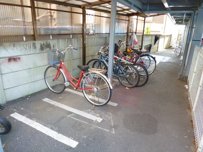 Other common areas. There bicycle parking on site.