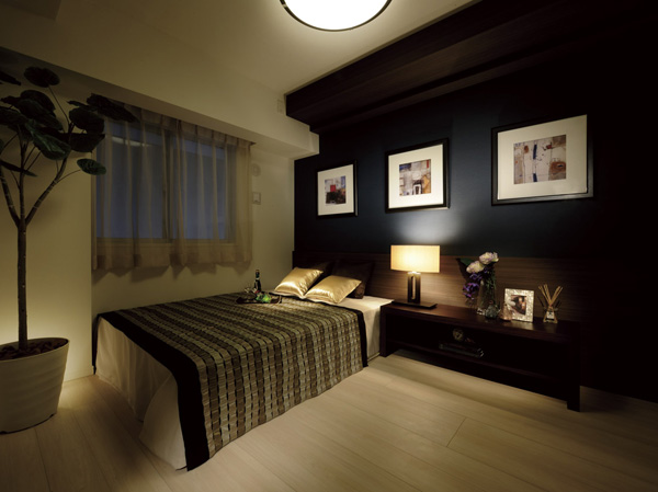 Interior.  [bedroom] Respond to adults of sensibility, Sense is alive to the place.
