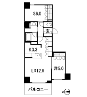 Floor: 1LDK + S (storeroom), the occupied area: 62.42 sq m, Price: 25,800,000 yen, now on sale
