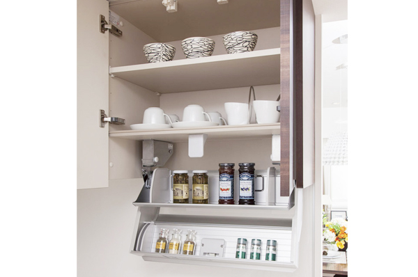 Other.  [System Wall storage] Maintain and clean the storage capacity is located kitchen