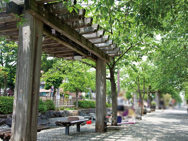 park. Ichinoe Sakaigawa to green space 540m