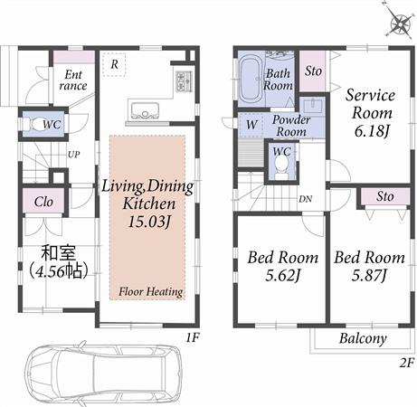 Floor plan. Floor plan F Building