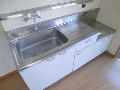 Kitchen. Two-burner stove is put kitchen.