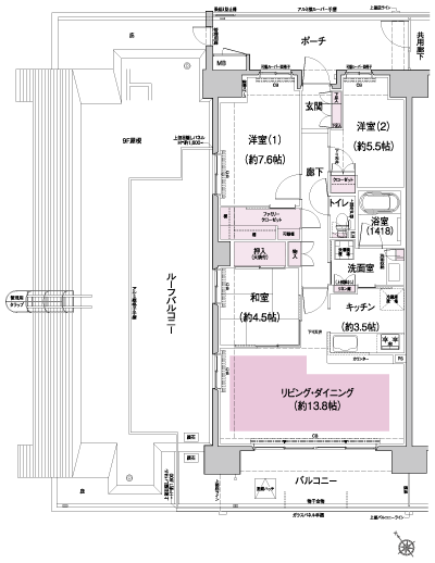 Floor: 3LDK + FC, the occupied area: 78.46 sq m, Price: 63,880,000 yen, now on sale