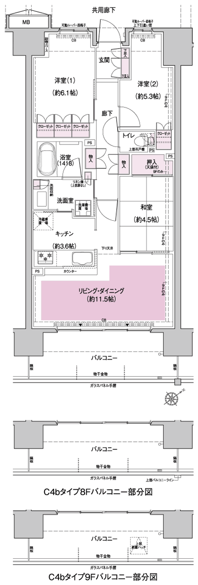 Floor: 3LDK, occupied area: 70.68 sq m, Price: 45,080,000 yen, now on sale
