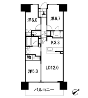 Floor: 3LDK + WIC, the occupied area: 73.64 sq m, Price: 48,880,000 yen ・ 54,480,000 yen, now on sale