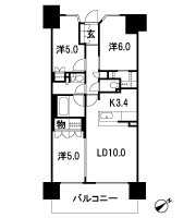 Floor: 3LDK + WIC, the occupied area: 65.79 sq m, Price: 40,780,000 yen, now on sale