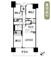 Floor: 3LDK + WIC, the occupied area: 65.79 sq m, Price: 39,480,000 yen, now on sale