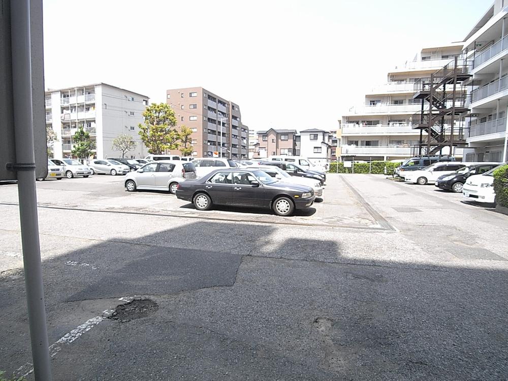 Parking lot. Common areas