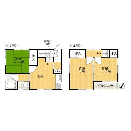 Floor plan. 11.8 million yen, 3DK, Land area 45 sq m , Building area 47.93 sq m      ■ Floor plan