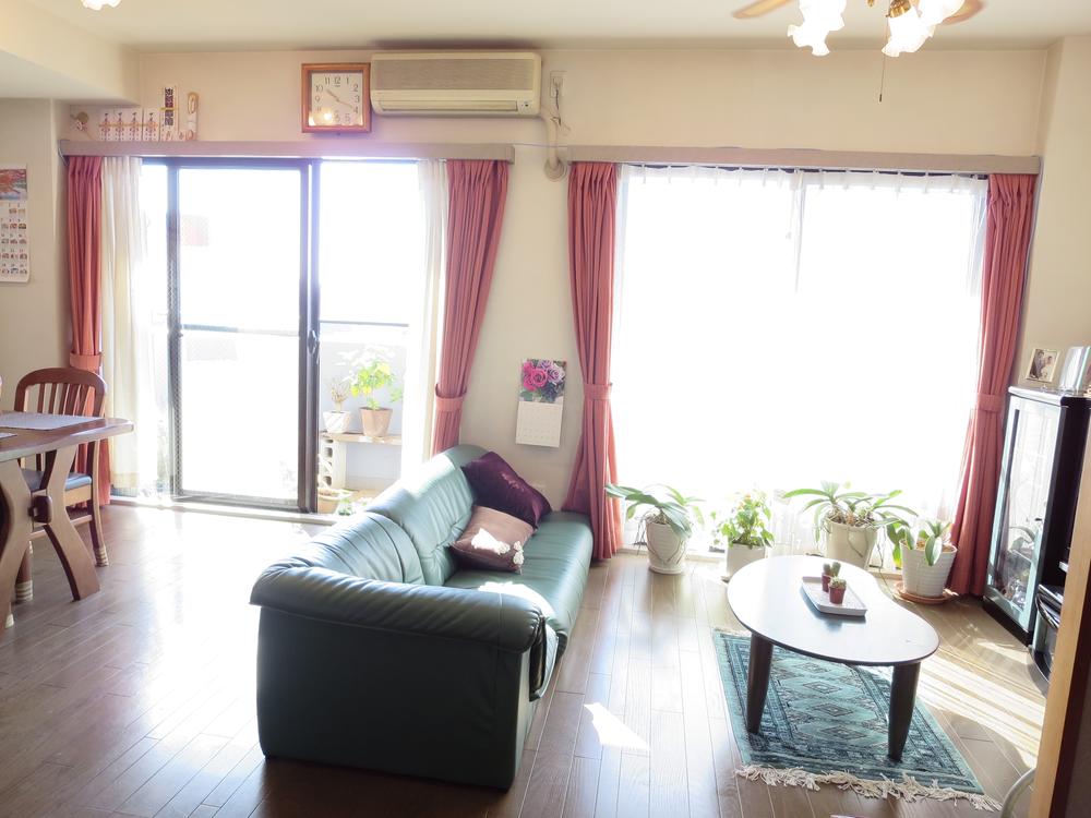 Living. Living is a bright room where the light is plugged!