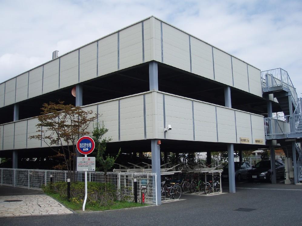 Parking lot. Common areas