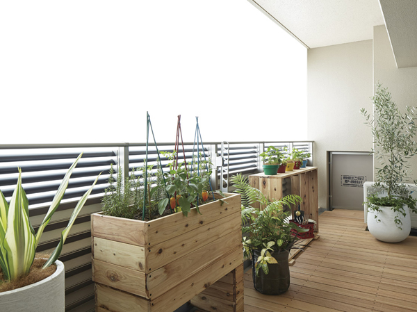Other.  [balcony] (80Ea type (menu plan) model room) ※ We will follow the management contract when using the balcony.