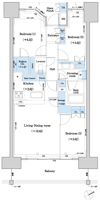 Floor: 3LD ・ K + WIC + ST + TR, the occupied area: 70.27 sq m, Price: TBD