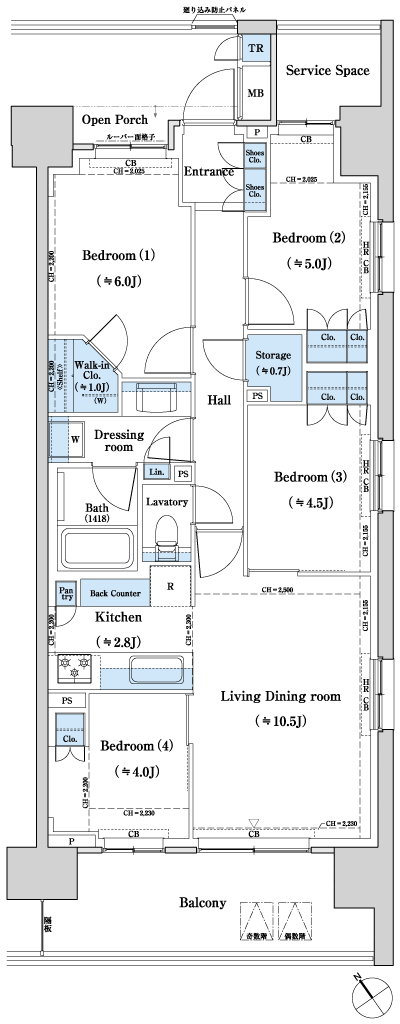Floor: 4LD ・ K + WIC + ST + TR, the occupied area: 75.75 sq m, Price: TBD