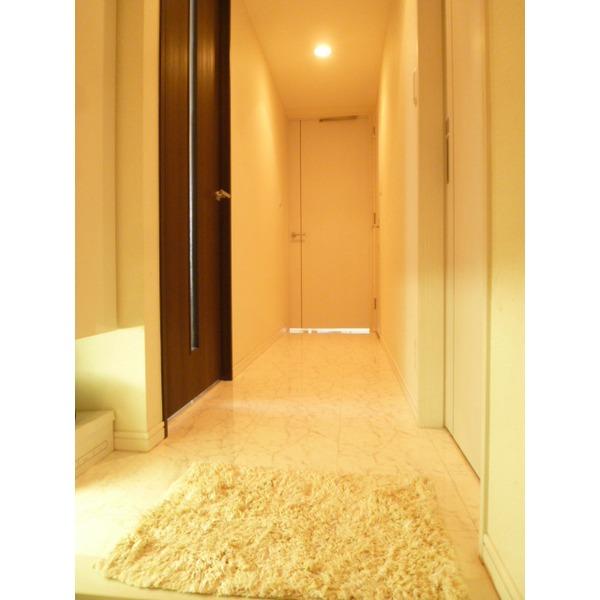 Non-living room. Corridor of marble