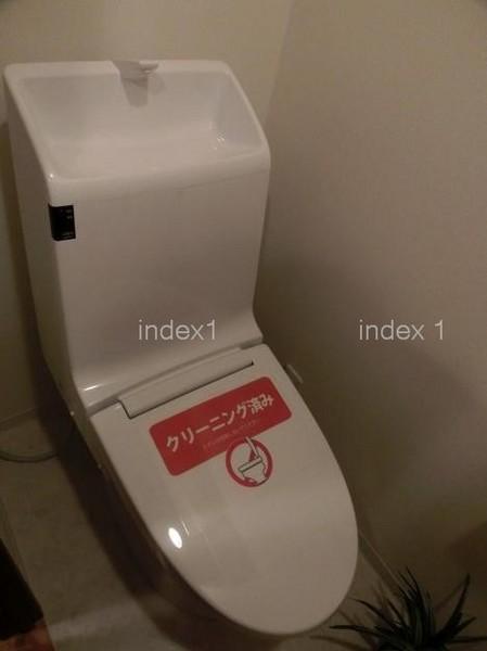 Toilet. It is comfortable with Washlet