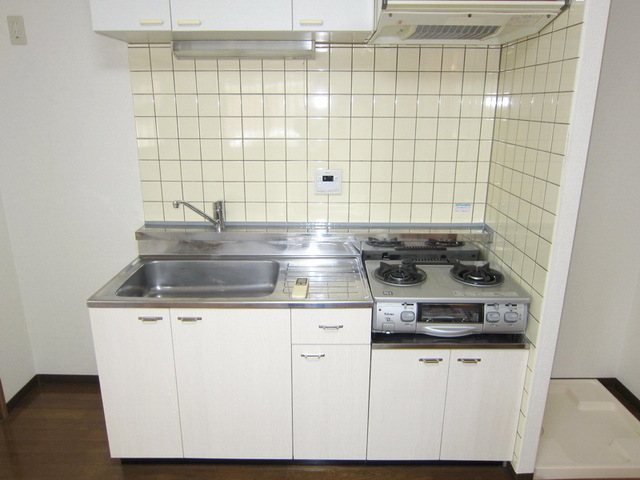 Kitchen. Gas stove is the equipment