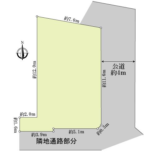 Compartment figure. Land price 27 million yen, Land area 98.11 sq m