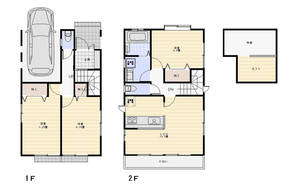 Floor plan. 38,800,000 yen, 3LDK, Land area 82.52 sq m , Building area 81.98 sq m
