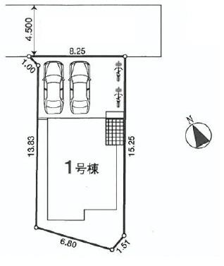 Compartment figure. 42,800,000 yen, 4LDK, Land area 117.42 sq m , Building area 90.26 sq m