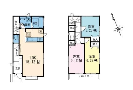 Floor plan. 32,800,000 yen, 3LDK, Land area 85.2 sq m , Building area 84.15 sq m floor plan