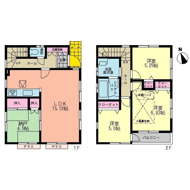 Floor plan. 38,800,000 yen, 4LDK, Land area 95.81 sq m , Building area 95.81 sq m   ☆ Floor plan ☆ 