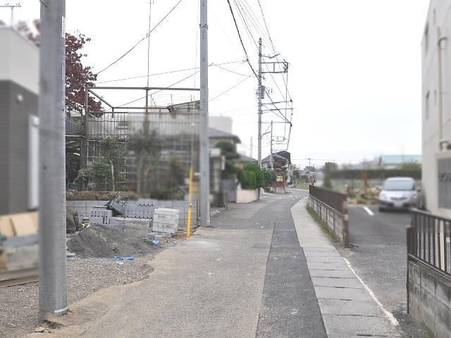 Local photos, including front road. Fuchu Yazaki-cho 4-chome contact road situation