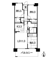 Floor: 3LDK + 2WIC + FC, the occupied area: 70.67 sq m, price: 29 million yen (tentative)