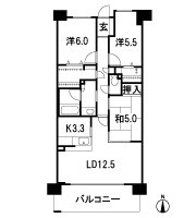 Floor: 3LDK + SWIC + WIC, the occupied area: 75.03 sq m, price: 31 million yen (tentative)