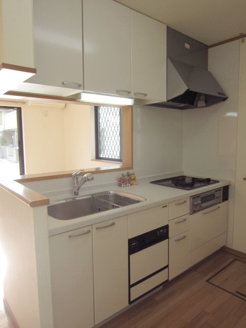 Kitchen. Stylish counter kitchen