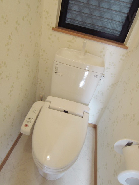 Toilet. It is comfortable because it is equipped with bidet