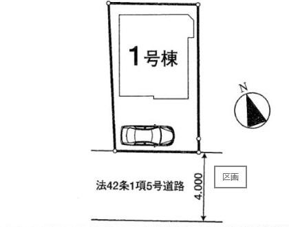 Compartment figure. 39,800,000 yen, 3LDK, Land area 90.5 sq m , Building area 72.24 sq m