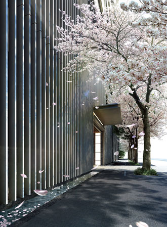 Shared facilities. "Sakura Promenade" Rendering
