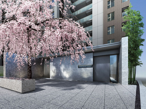 Shared facilities. "Gate entrance" Rendering