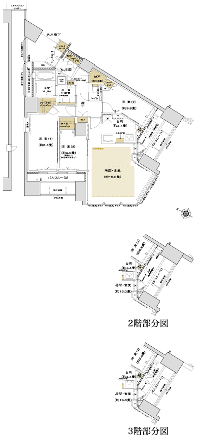 Floor: 3LDK + N + WIC, the occupied area: 86.77 sq m, Price: 61,530,000 yen, now on sale