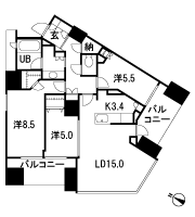 Floor: 3LDK + N + WIC, the occupied area: 86.77 sq m, Price: 61,530,000 yen, now on sale