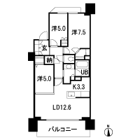 Floor: 3LDK + N + WIC, the occupied area: 75.52 sq m, Price: TBD
