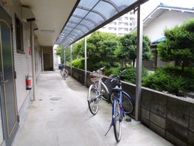 Other common areas. There are bicycle parking space
