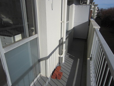 Balcony. Since it has a balcony space is also spacious and laundry also interference comfortable