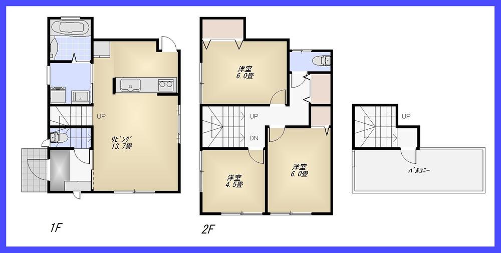 Floor plan. 35,900,000 yen, 3LDK, Land area 78.92 sq m , Building area 80.73 sq m