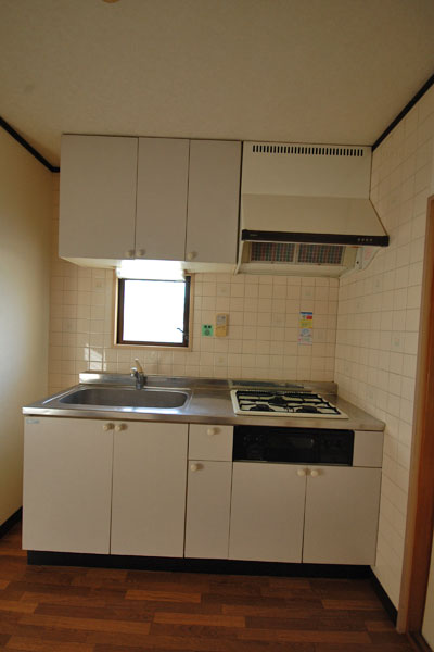 Kitchen. System kitchen Gas stove 3-neck