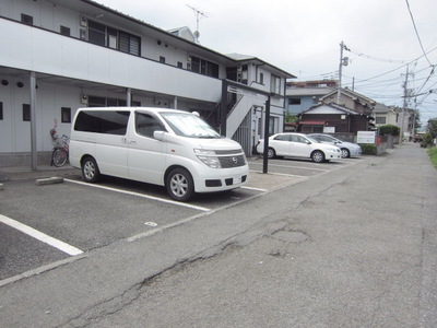 Parking lot. On-site parking