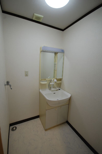 Washroom. Laundry Area is here