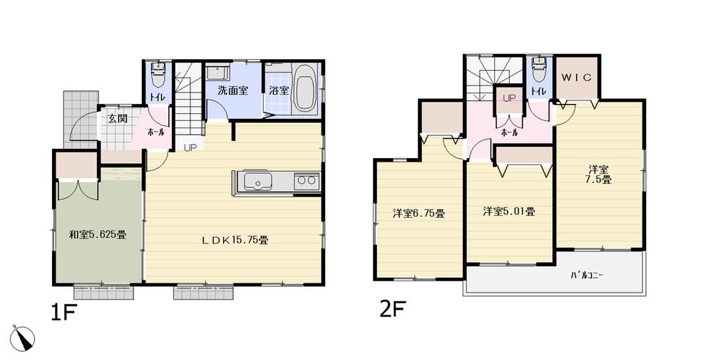 Floor plan. 44,800,000 yen, 4LDK, Land area 119.1 sq m , Building area 95.01 sq m