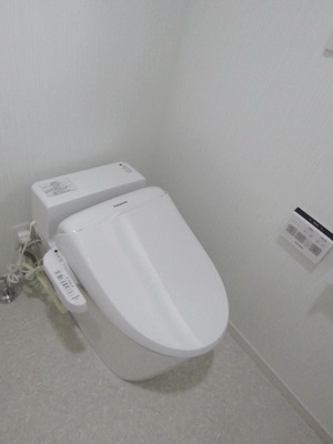 Toilet. With warm water washing toilet seat